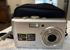 Samsung L730 7.2MP Compact Digital Camera For Parts Or Repair See Description