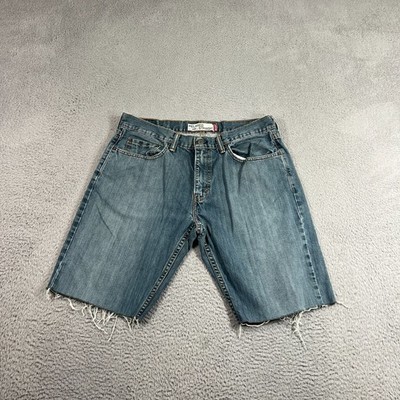 Levi's 569 Cut Off Shorts 33 Blue Bermuda 10 Levi's 569 Cut Off Shorts 33 Blue Bermuda 10