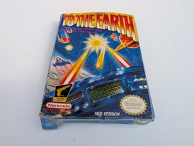 Nintendo NES Zapper + To The Earth Boxed Tested Working With Video PAL UKV