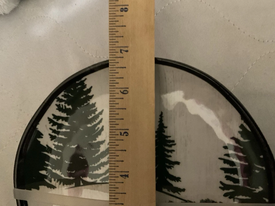 Juego de 4 Platos de Aperitivo Rojo Camión Transporte Árbol Melamina Nuevo con Etiquetas. 6,5 pulgadas Foto 3 de 4