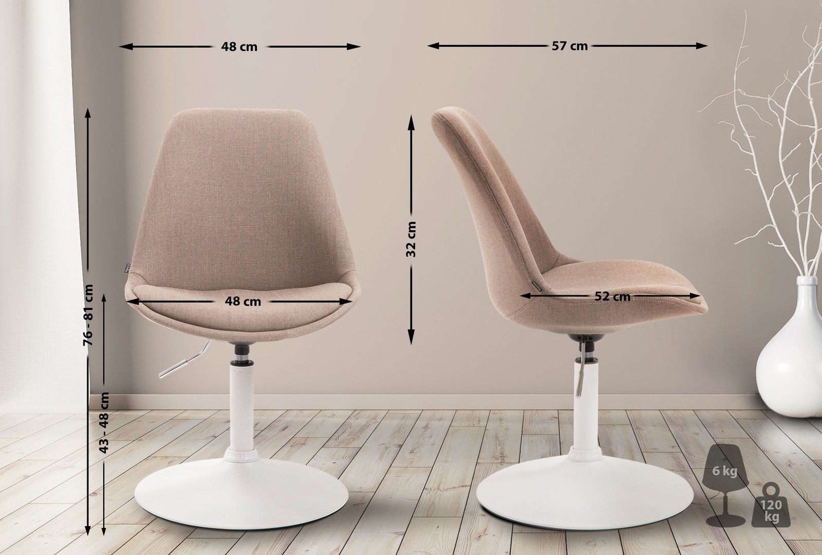 Stuhl Maverick W Stoff