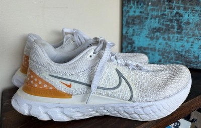 Nike React Infinity Run Flyknit 3 White Grey Kumquat - Men s Size 10.5