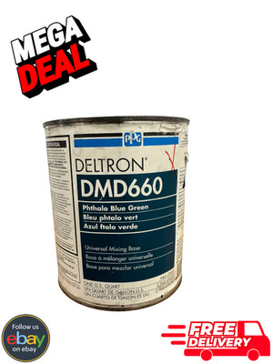 PPG Deltron DMD660 Phthalo Blue Green Automotive Toner Paint Quart