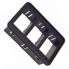 Carling Technologies VM3-01 BRACKET MOUNTING-3 GANG BLACK