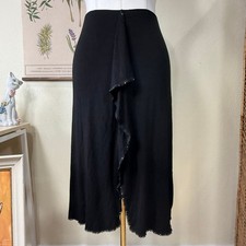 90s Y2k Lace Trim Rhinestone Skirt Dark Fairy Forest Vampire Witchy Whimsigoth M