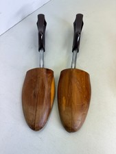 Vintage Rochester Travel Tree Wooden Shoe Trees Adjustable Pair