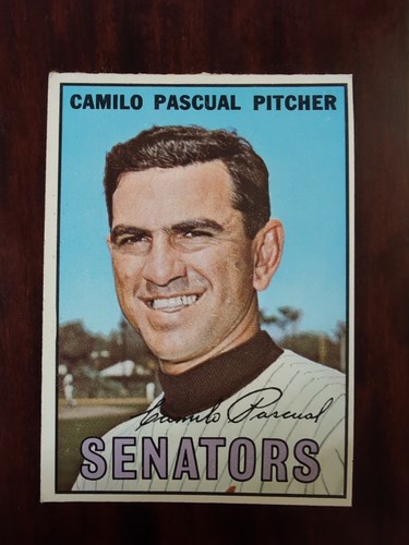 1967 Topps - Camilo Pascual #71 Senators NM or better Sharp - Afbeelding 1 van 2