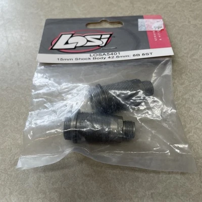 Team Losi LOSA 5401 15MM shock body (2) 42.6MM:8B 8T - Image 1 of 2