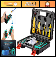 Ethernet Crimp Tool Kit - Pass Through RJ45, Cat6/Cat5e Connectors, Wire Tracker