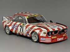 Minichamps 1/18 BMW 3.0 CSL Luigi Racing UFO #71 ◆ 1st 24h Le Mans 1977 (IMSA