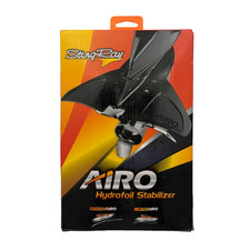 Boat Stingray AIRO-1 Hydrofoil Stabilizer Fin Whale Tail  Black 4hp-350hp - NIB