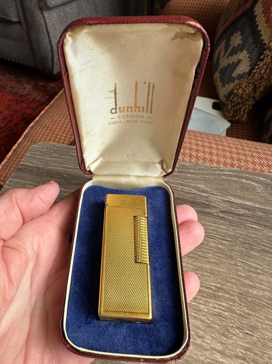 Vintage Dunhill lighter in original box Untested | eBay