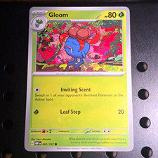 The Pokémon Company Pokémon TCG Gloom 002/197 Obsidian Flames Common Regular EN
