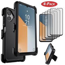 For Samsung Galaxy A06 A16 A26 A36 A56 5G Belt Clip Case Cover / Tempered Glass