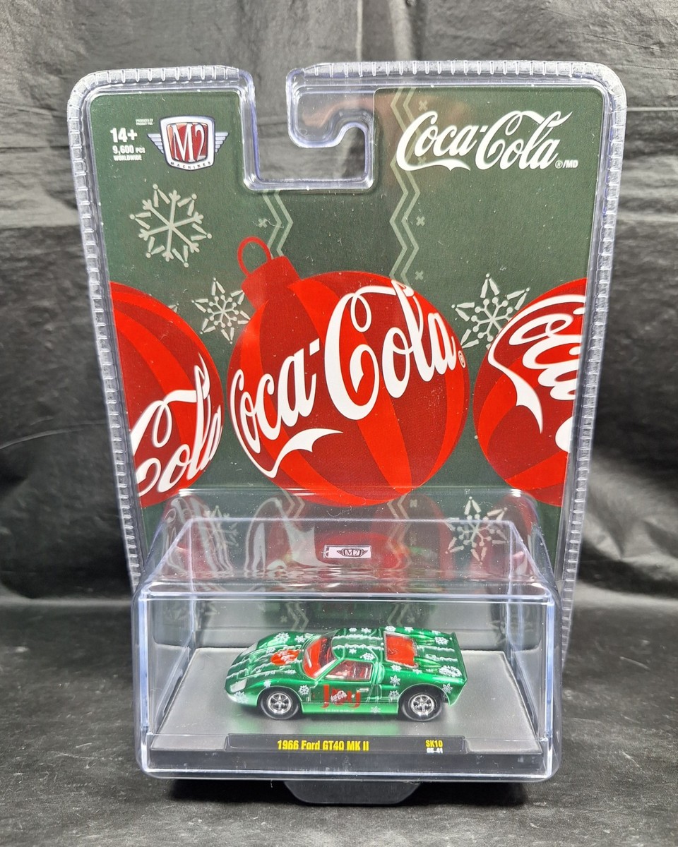 M2 machines 1966 Ford GT 40 MK II Christmas Coca Cola Holiday