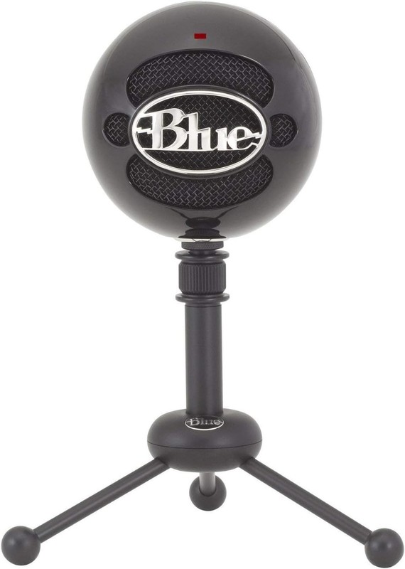 Blue Snowball USB Mic for Recording & Streaming on PC & Mac - Black