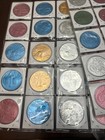 1969-1993  Krewe Of Pandora Mardi Gras Aluminum Doubloons Lot Of 120 All Differ — photo 9