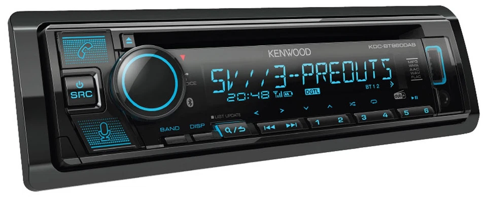 Kenwood Bluetooth USB CD MP3 DAB Autoradio für Kia Ceed (2007-2009) - Bild 2 von 4
