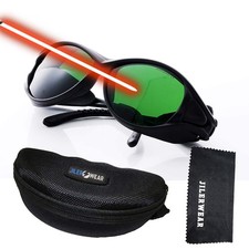 JILERWEAR Professional Laser Safety Glasses for 405nm, 445nm, 450nm, 532nm, 8...
