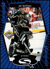 1998-99 UD Choice #SQ17 Ed Belfour - StarQuest Blue HOF FREE SHIPPING!
