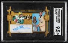 2024 Gold Standard Sapphire 8/10 Charles Woodson SGC 9.5 Mint+ Auto HOF v1x