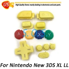 New ABXY Button LR ZL ZR HOME Button Replacement For Nintendo New 3DS XL LL