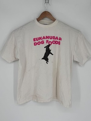 Vintage Eukanuba Dog Foods T-Shirt Adult  Size XXL Single Stitched White F7