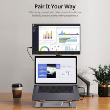 Portable Monitor 15.6Inch FHD 1080P USB C HDMI Gaming Ultra-Slim IPS Display W/S