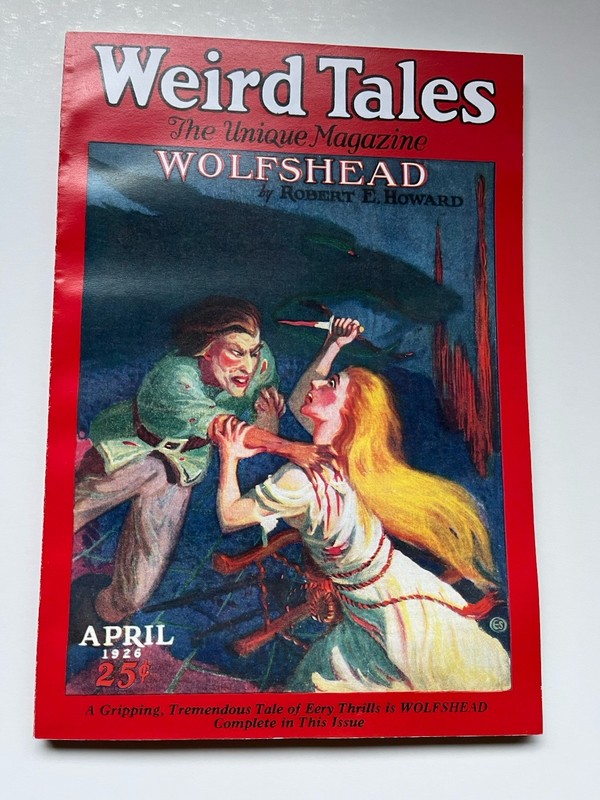 Weird Tales April, 1926 Girasol Reprint