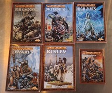 Warhammer Fantasy 5x Army Book and 1x Rule Book WARHAMMER ARMIES 7TH EDITION OOP