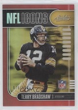 2019 Panini Absolute NFL Icons Red Spectrum /100 Terry Bradshaw #17 HOF 3c7