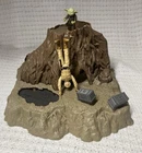 VINTAGE 1981 Kenner STAR WARS DAGOBAH PLAYSET Near Complete With LUKE YODA Read