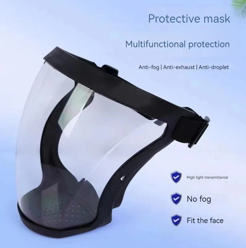 1pc Full Face Welding Mask Anti Fog Transparent Safety Prote