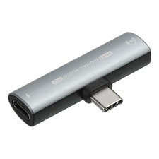 USB C to 3.5mm Headphone and 30W PD Fast Charging Adapter 2 in 1 Hi-Res Audio