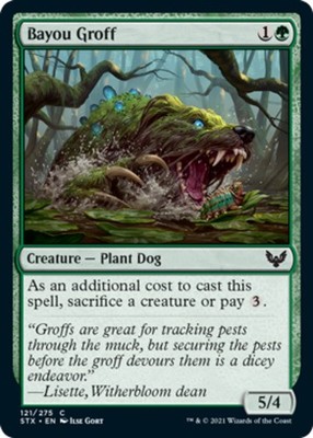 Bayou Groff - Foil Strixhaven: School of Mages Lightly Played, English
