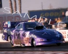 JIM EPLER UNDER TAKER FUNNY CAR HEADING DOWN TRACK 8X10 GLOSSY PHOTO #9D