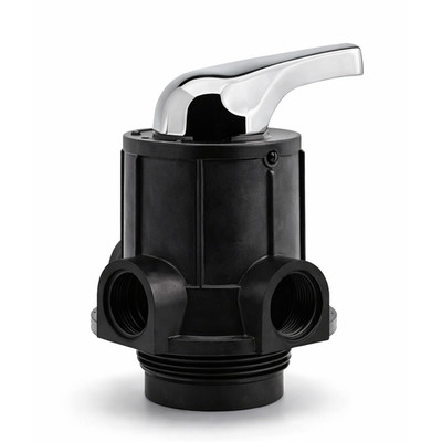 LiquaGen Manual Backwash Valve 1'' NPT FRP Tank Filter Rinse Control