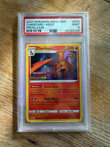 Charizard graded PSA 9 for sale on eBay