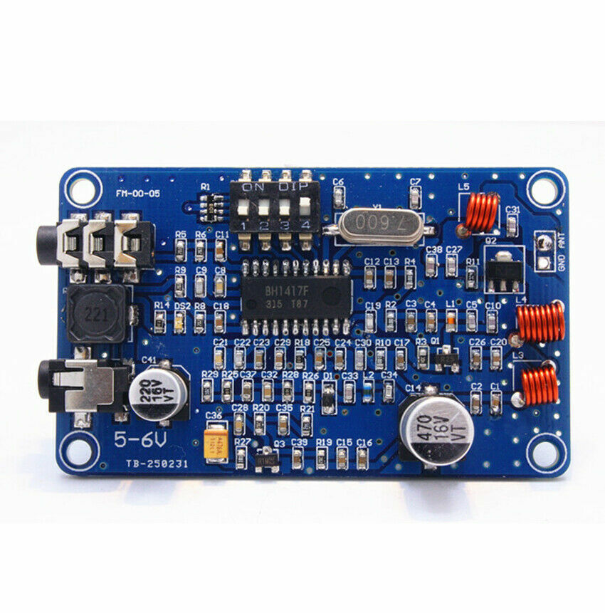 Comimark 1Pcs BH1417 0.5W Digital Radio Station PLL Wireless Stereo FM Transmitter Module 200M : Gaming - Computadoras de Placa Única