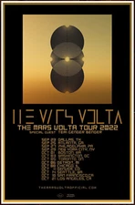 THE MARS VOLTA Tour 2022 Ltd Ed RARE Poster ! Progressive Psych Rock Alternative