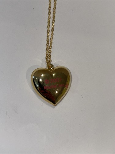 MATTEL BARBIE 2001 Necklace W/ Heart (fake gold) With Jewelry Box. - Picture 17 of 23