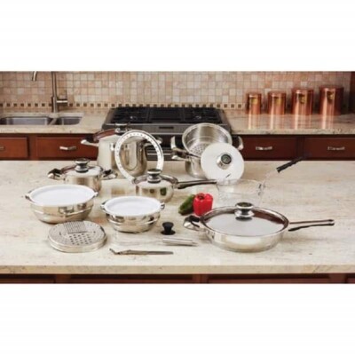 Chef's Secret 12-Element Stainless Steel 22 Piece Kitchenware Set KTSS22