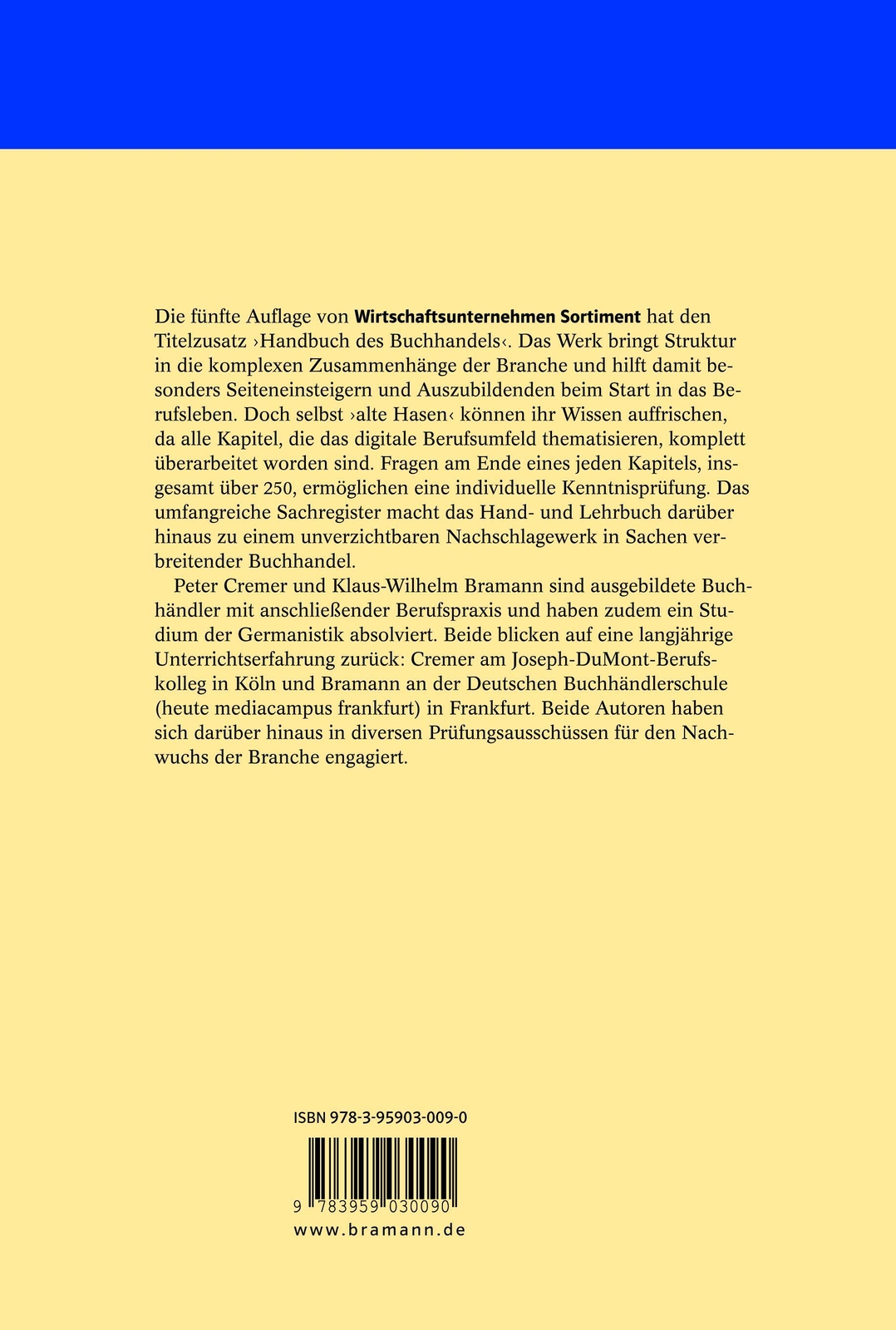 Thumbnail - Wirtschaftsunternehmen Sortiment | Handbuch Des Buchhandels | Bramann