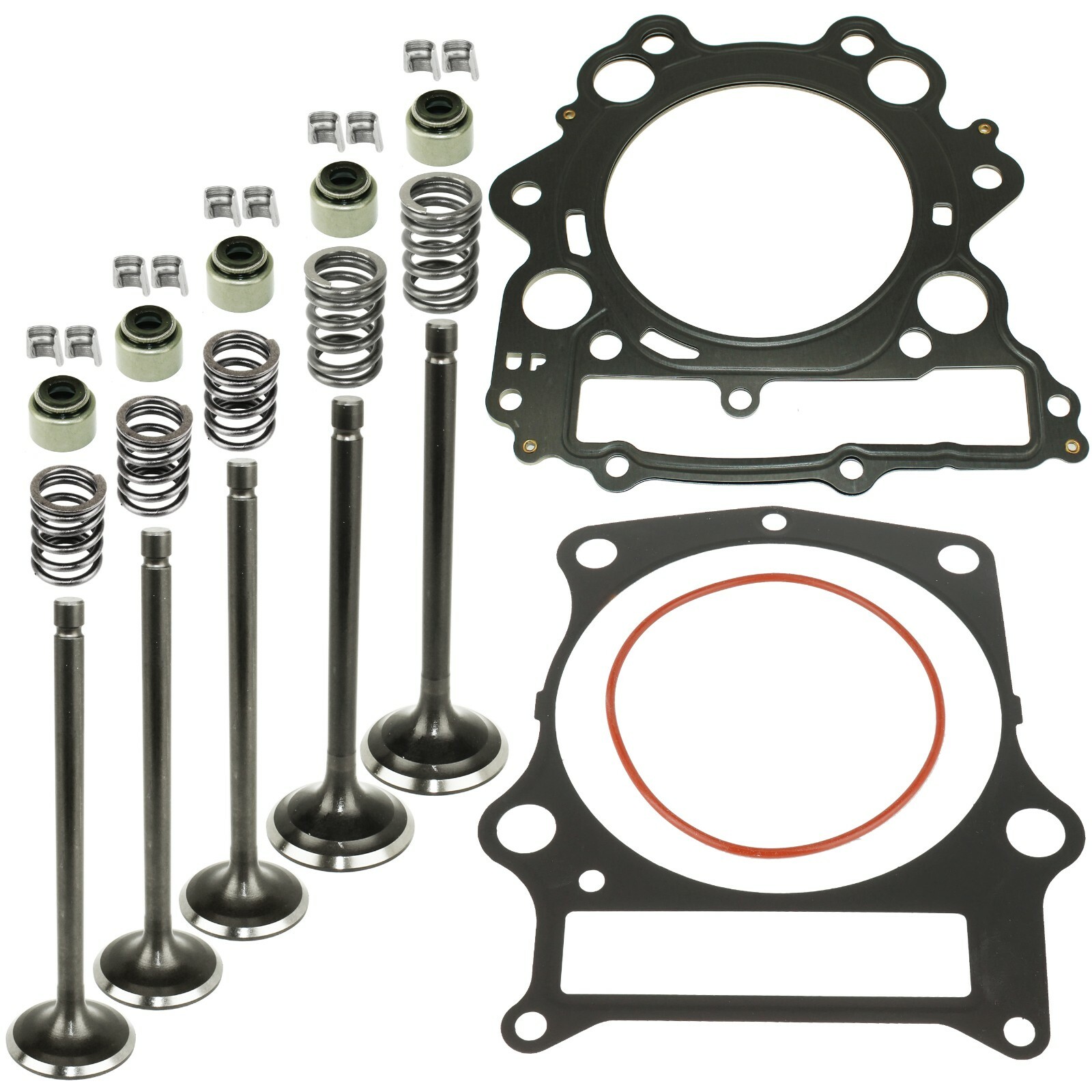 Cylinder Intake Exhaust Valve Kit for Yamaha Grizzly 660 YFM660F 4X4