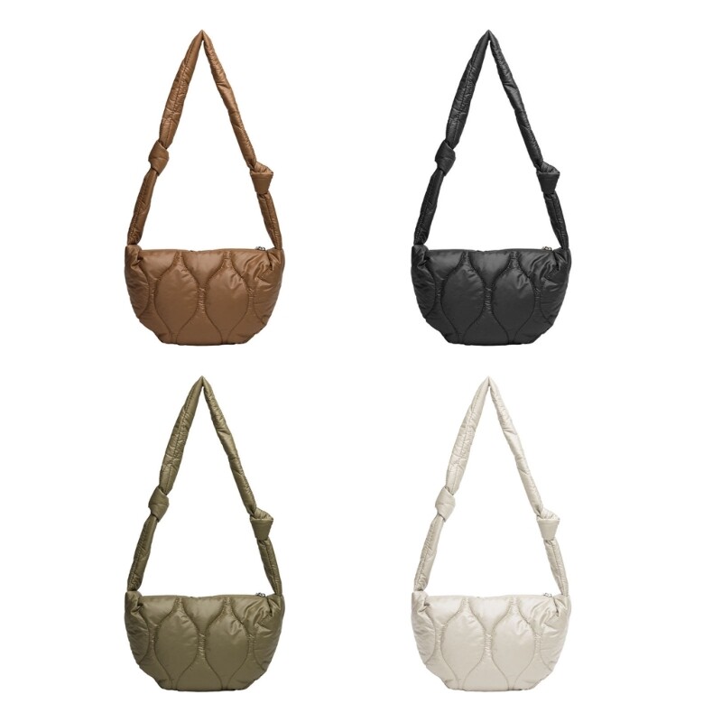 Shoulder Bag for Women Rhombus Padded Bag Crossbody Bag Handbag-image