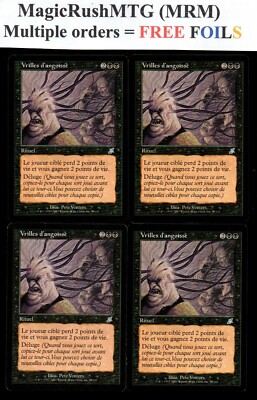 *MRM* FR/VF 4x Tendrils of Agony - MTG SCG Angst Ranken