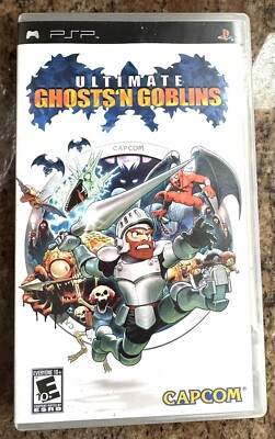 Ultimate Ghosts 'N Goblins (Sony PSP, 2006) Complete With Manual CIB