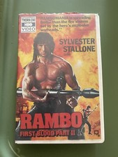 Stallone First Blood Betamax Original Rambo Beta Tape NOT VHS snap case RARE A2