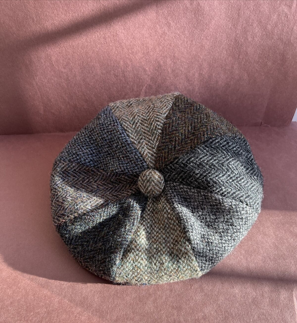 Glen Appin Peaky Blinder Gray Patchwork Herringbo… - image 4