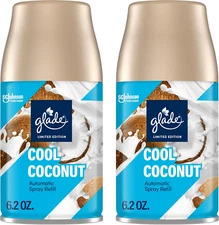 Automatic Spray Refill, Cool Coconut, Scented Air Freshener for Home and Bath...
